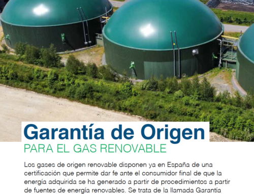 Garantía de Origen para el gas renovable